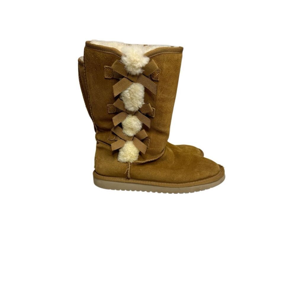 Koolaburra by Ugg Victoria tall chestnut boots size 9